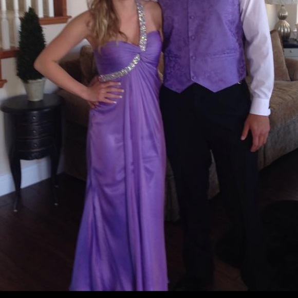 Lilac La Femme Prom Dress *Worn Once* - Picture 7 of 7